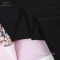 Tissu de motif en polyester pour vêtements pour teints solides